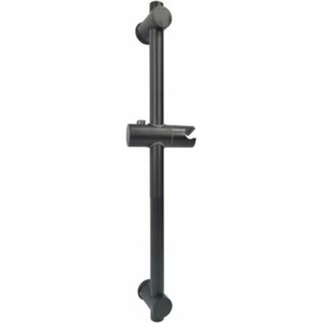 Barre de douche en acier inoxydable 304 – Supports réglables en hauteur et angle – Finition brossée – Longueur 66 cm – Hauteur 660 mm (1/5)