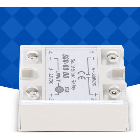 Relais statique CC-CC SSR60 DD 5-220 VCC de haute qualité avec interrupteur sans contact (1/5)