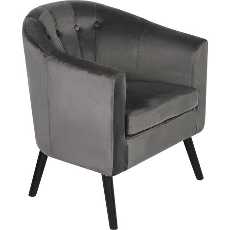 Sedia per divano,Poltrona, Piedi in legno ,grigio (1/5)