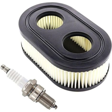 Luftfilter – Zündkerze – für Viking MB448.1T, MB443, Stihl RM448, RM443, RM253, Briggs & Stratton 550E, 575EX, 625E Rasenmäher – 2er-Pack (1/5)