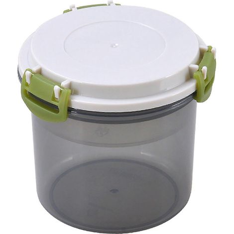 Gobelets à parfait réutilisables de 590 ml avec couvercles, pots à yaourt étanches avec cuillère et compartiment pour garniture, parfaits pour la préparation des repas, le petit-déjeuner et les collat (1/4)