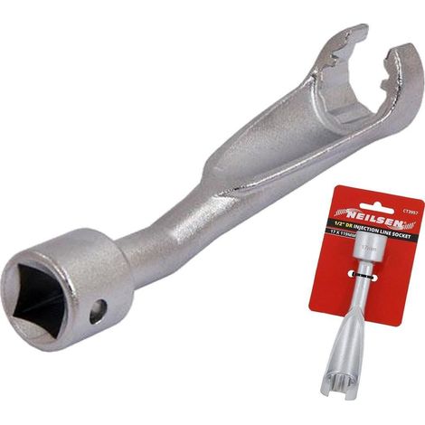 Neilsen 17mm Fuel Injection Line Socket 1/2" Drive 119mm Mercedes (1/2)