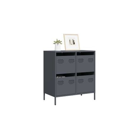 Buffet anthracite 68x39x73,5 acier laminé à froid (1/5)