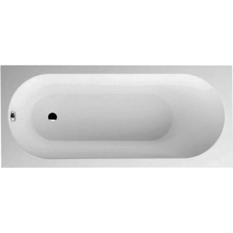 Villeroy & Boch – Baignoire droite 160 x 75 – Quaryl® blanc – Résistante aux chocs et rayures – Conserve la chaleur – Ergonomie optimale pour détente