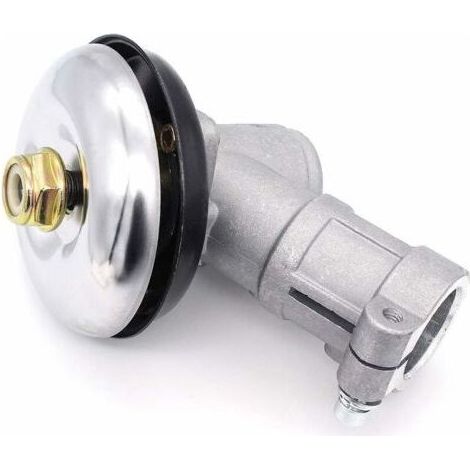 Renvoi d'angle Debroussailleuse, Tête d'engrenage Debroussailleuse Universelle Boîte de Vitesse de Tondeuse à Gazon pour Coupe Herbe/Tronconneuse (26mm, Rond de 9 Dents) (1/5)