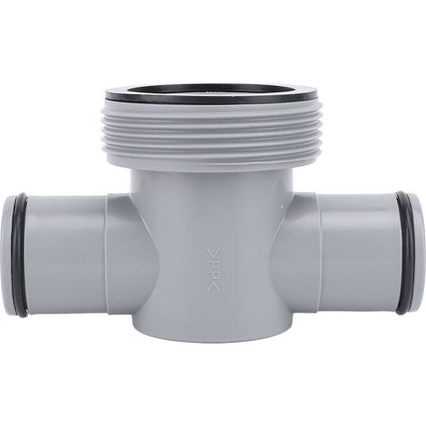 Adaptateur tuyau piscine T 32-38mm PP raccord tuyau pompe filtration hors sol (1/5)