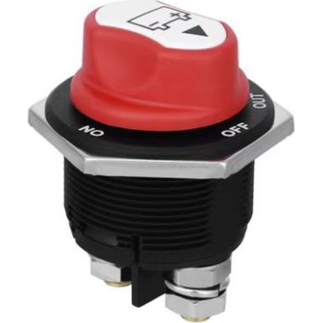 Interrupteur de déconnexion de batterie 200 A, coupe-batterie principal, isolateur de déconnexion pour voiture, camion, camping-car, bateau, quad, véhicule tout-terrain (1/5)