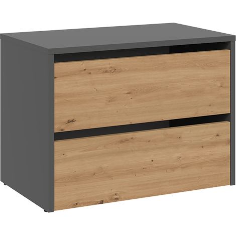 MONZ - Modular shoe cabinet - Dimensions 60x36x44 cm - 2 folding doors (1/5)