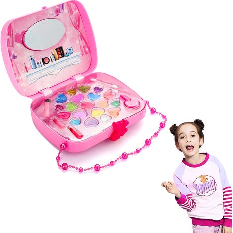 Coffret de maquillage pour enfants, jouet de maquillage de sécurité pour filles, boîte à cosmétiques (1/5)