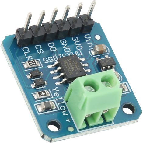 Module de capteur de température à thermocouple de type K, plage de température de 200 °C à +1350 °C, port SPI, sortie numérique, MAX31855 (1/5)