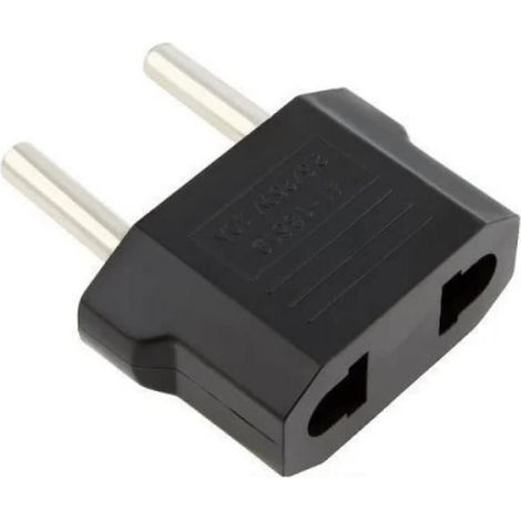 Adaptateur de voyage USA-EU 2,5 - 220V 10A Noir -