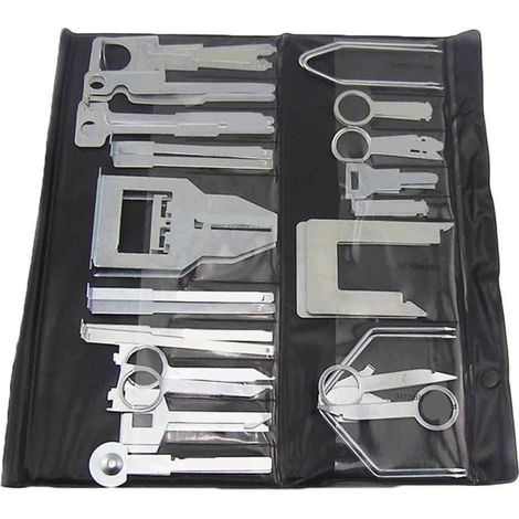 Kit Outils Désassemblage Audio Voiture - 38 Pièces Pour Désinstaller CD DVD Navigation - Compatible Mercedes-Benz W163 W211 - Avec Sac De Rangement (1/5)