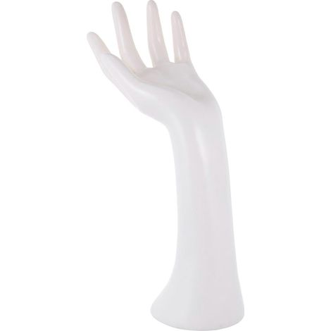 Présentoir pour prothèses de main en polyéthylène, support de présentation pour modèles de mains-White