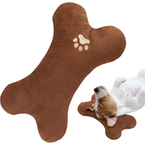 Coussin mignon en forme d'os, doux et lavable, pour chat confortable et apaisant. Accessoire pour animaux de compagnie, coussin moelleux, idéal pour les petits, moyens et grands chiots et chatons qui (1/5)