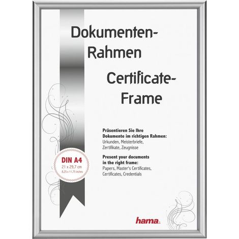 Hama 00063770 Cadre photo amovible (l x H x P) 220 x 310 x 25 mm argent