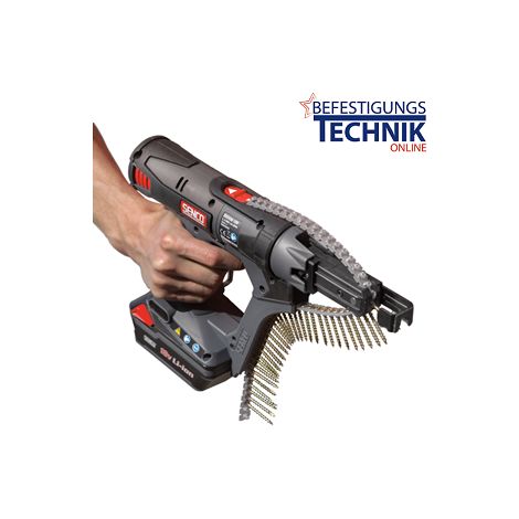 Senco Akku Magazinschrauber Holzbauschrauber DS722-18Volt DuraSpin 25-75mm 8Nm"-"EN13236