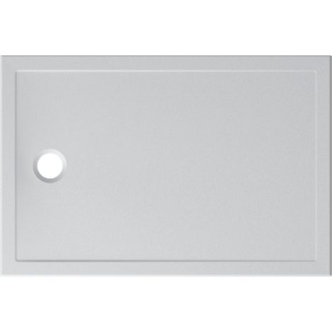 Receveur de douche effet pierre brute gris avec antidérapant 120x80 cm Globo Docciatre Série Plus DTP121GP  Céramique - Grigio Pietra