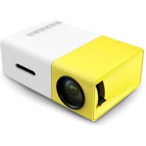 Filiyano – Projecteur portable LED HDMI OHP YG-300 - Jaune (1/4)