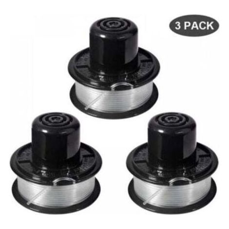 Accessoires pour tondeuse à gazon RS-136-BKP/682378-02 Bobine de rechange pour tête de coupe-herbe et enrouleur de corde de coupe-herbe (1/4)