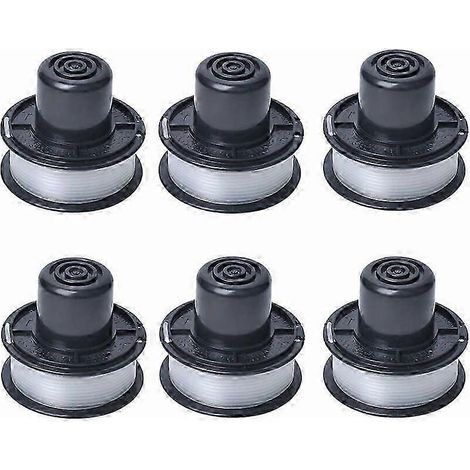 Compatible avec Black+Decker Auftipp GL250/GL310/GL360, kit avec 6 bobines de fil de coupe-bordures. (1/4)