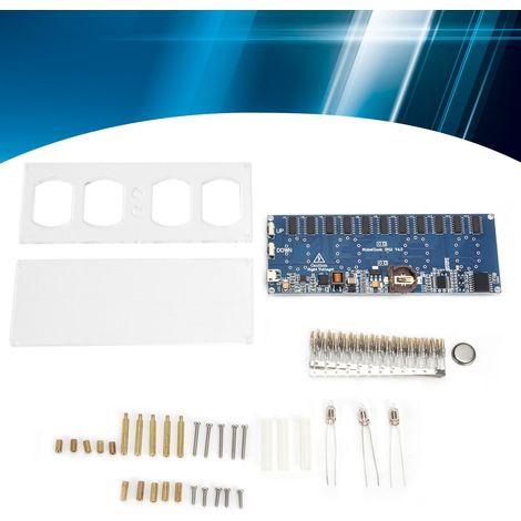 Kit d'horloge à tube Nixie avec circuit imprimé LED - Montage électronique DIY (1/5)