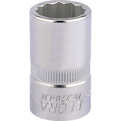 16mm 1/2-Inch Drive Bi-Hexagon Socket for Square Drive Tools (Model 24616) (1/5)