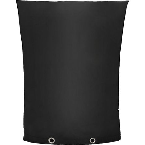 Housse de protection isolante pour clapet anti-retour 420D Oxford - noir 16x20 inch pour valves et robinet extérieur - résistant à l'eau et au gel (1/5)