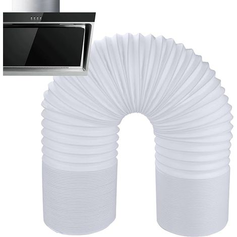Tubo flessibile per condizionatore portatile Prolunga per tubo di scarico del condizionatore, diametro 130 mm, lunghezza 2 m Tubo flessibile per condizionatore portatile Tubo di scarico a parete pe (1/5)