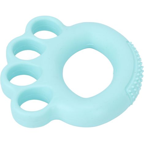 Bague d'étirement TPR pour renforcement musculaire des doigts - Rééducation et récupération de la force de préhension - Vert menthe 20LB (1/5)