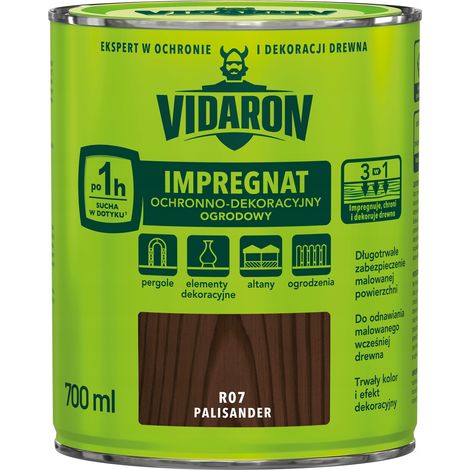 Impregnador de jard铆n de palo de rosa Vidaron R07 0,7 L (1/2)