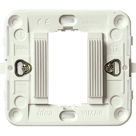 VIMAR - 17081.B Supporto rigato 1M +griffe bianco