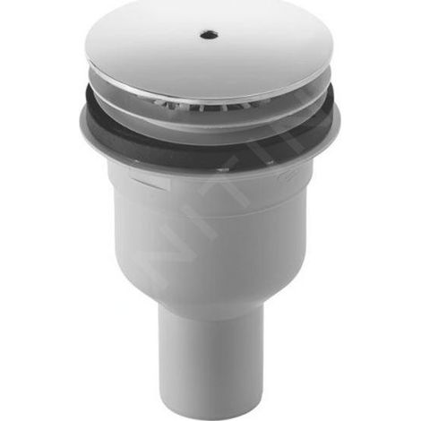 Drain de douche, sortie verticale, en acier (1/2)