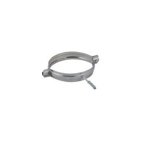 C COLLARE INOX C/TASSELLO P/TUBO D 15 CM