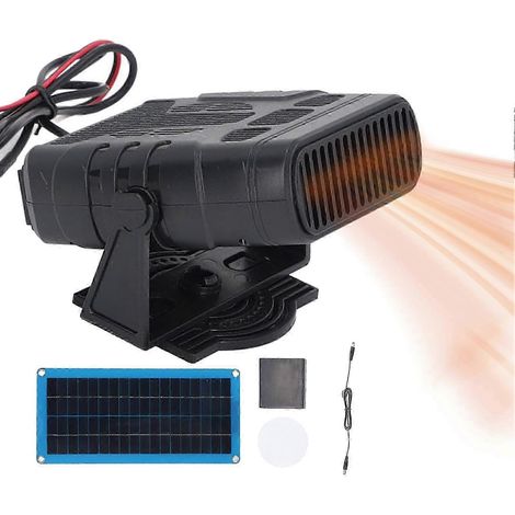 Chauffage électrique de serre avec panneau solaire et port USB portable pour niche à chien