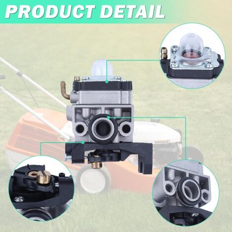 Set 8 pezzi copertura filtro aria motore per Honda GX25, tubo filtro carburante, pezzi di ricambio codici 16100-Z0Z-034 17211-Z0H-000 (1/3)