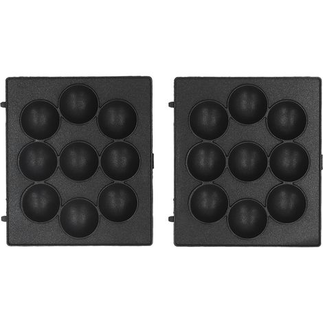 Plaque de cuisson antiadhésive pour boulettes de viande, 9 cavités, en acier inoxydable sans danger, ustensile de cuisine pour four. (1/5)