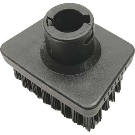 Kärcher Steam T-Brush – Zubehör kompatibel mit Kärcher SC1-5 Dampfgenerator – 1 T-Bürste mit schwarzen Borsten
