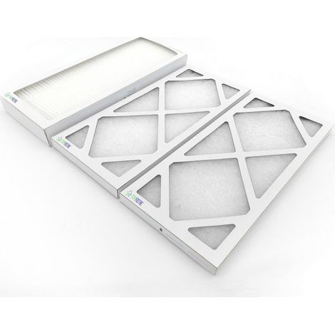 Top Filter – Filtres VMC G4 x2 et F7 compatibles Unelvent Ideo 325 Ecowatt – Filtration ISO16890 – Dimensions 400 x 187 x 48 mm