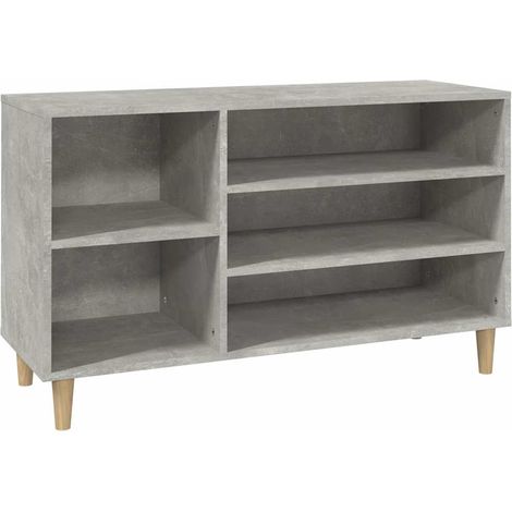 Scarpiera  Mobile per scarpe Grigio Cemento 102x36x60 cm in Legno Multistrato (1/5)