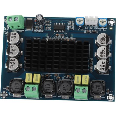 Amplificateur numérique TPA3116D2 2x50W, module stéréo audio 24V, carte DIY haut-parleur, platine ampli classe D, double canal, son puissant pour enceintes. (1/4)