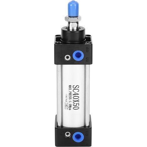 Vérin Pneumatique Double Effet SC40x50 en Alliage d'Aluminium Standard (1/5)