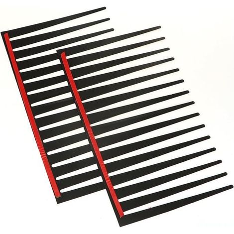 Autocollants pour cils de voiture - Non spécifié - Lot de 2 - 29 x 17 cm - Noir - Installation facile (1/4)