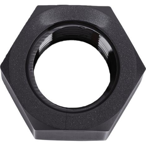 PA66 Nylon-Sechskantmutter, dicke Kunststoff-Dichtungsschraube für Heimwerker-Kfz-Reparaturen, schwarz M20 (1/5)