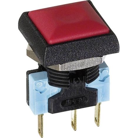 Pulsante 48 V/DC 0.2 A 1x Off / (On) APEM IRC3S412 IP67 Momentaneo 1 pz.