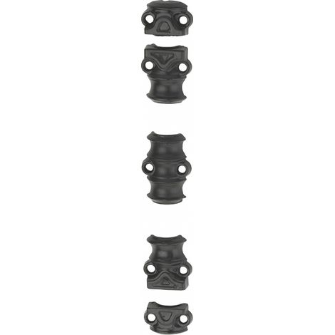 Thirard – Crémone à appliquer en fonte pour fenêtre – Kit complet avec guide, chapiteaux et gâches – Installation facile sur bois (1/3)