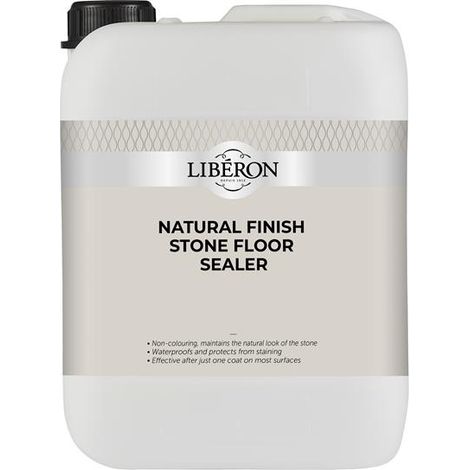 Liberon 126764 Natural Finish Stone Floor Sealer 5 litre LIBNFSFS5LN
