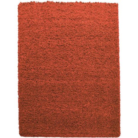 Tapis poils longs shaggy 100x200 terra tissé rectangle motif uni UNI L (1/5)