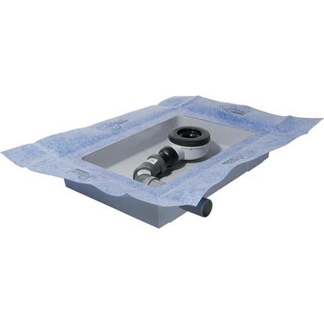 Boîte de drainage IS petite, DN40, 460x320x75mm, utilisable à droite ou à gauche
