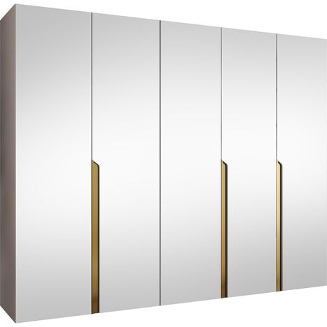 Armario Hartford 592, Cachemira, 202x250x52cm, Puertas de armario: Con bisagras, Número de estantes: 0 (1/5)
