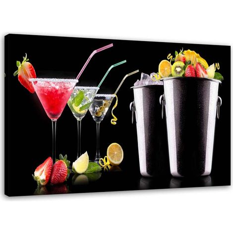Tableau sur toile Boissons tropicales Cocktail 60x40 (1/5)